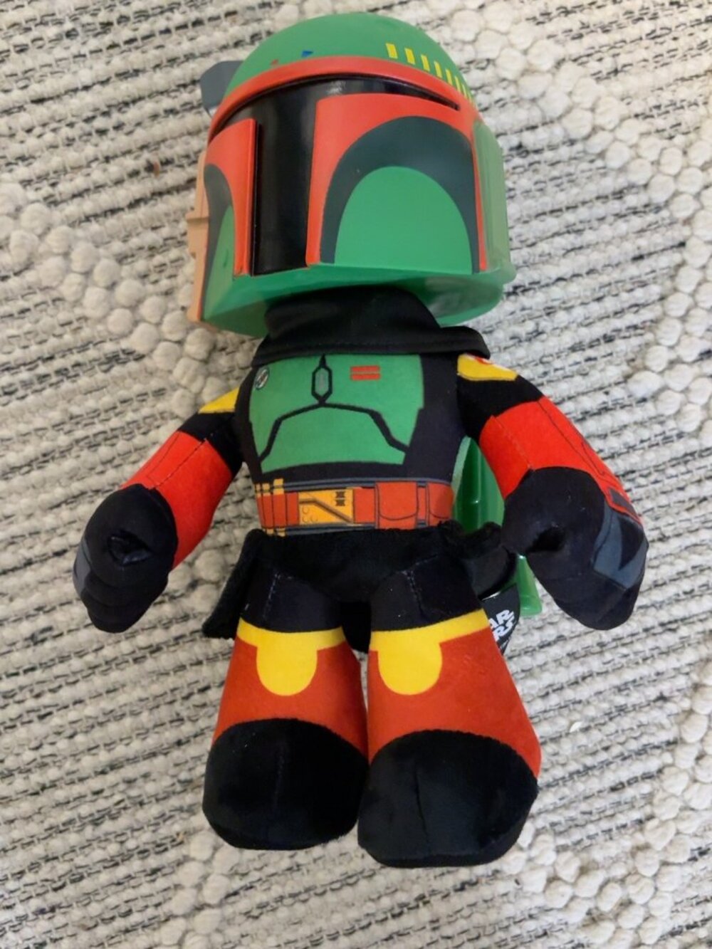 Star Wars Boba Fett Mattel Electronic Plush Figure Jetpack Display Toy